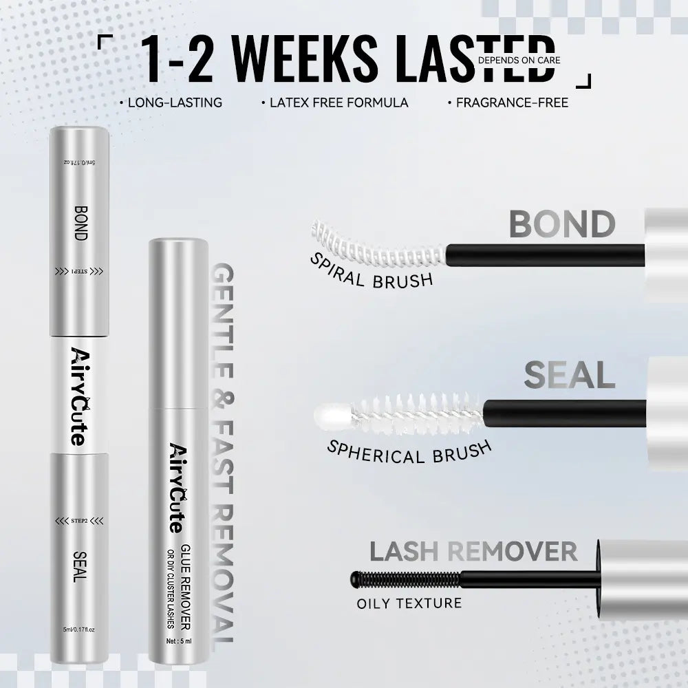 Sparkler | Airycute Velour Luxe Collection | DD Curl Natural Lightweight Lashes | Soft Wispy Clusters for Everyday Use