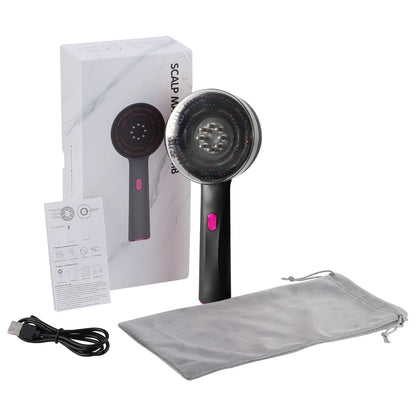 Revitalize Your Hair with the Electric Massage Comb: Vibration & Red Light Therapy for Hair Growth and Scalp Relaxation