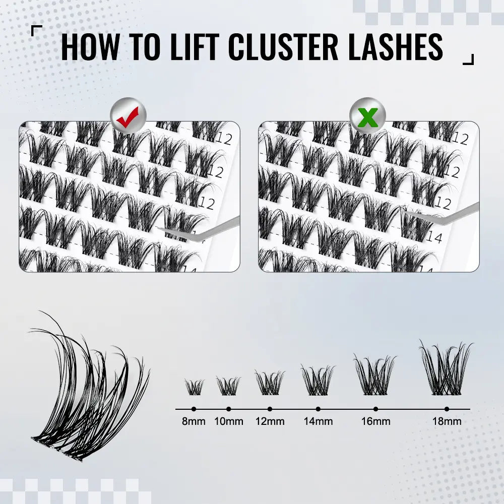 Sparkler | Airycute Velour Luxe Collection | DD Curl Natural Lightweight Lashes | Soft Wispy Clusters for Everyday Use