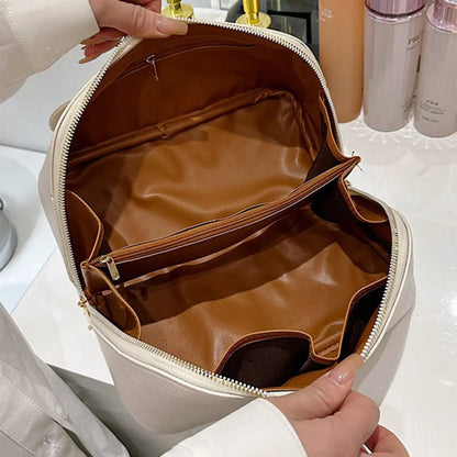 Large Capacity Waterproof Travel Makeup Bag for Women - Portable Flat Toiletry Organizer