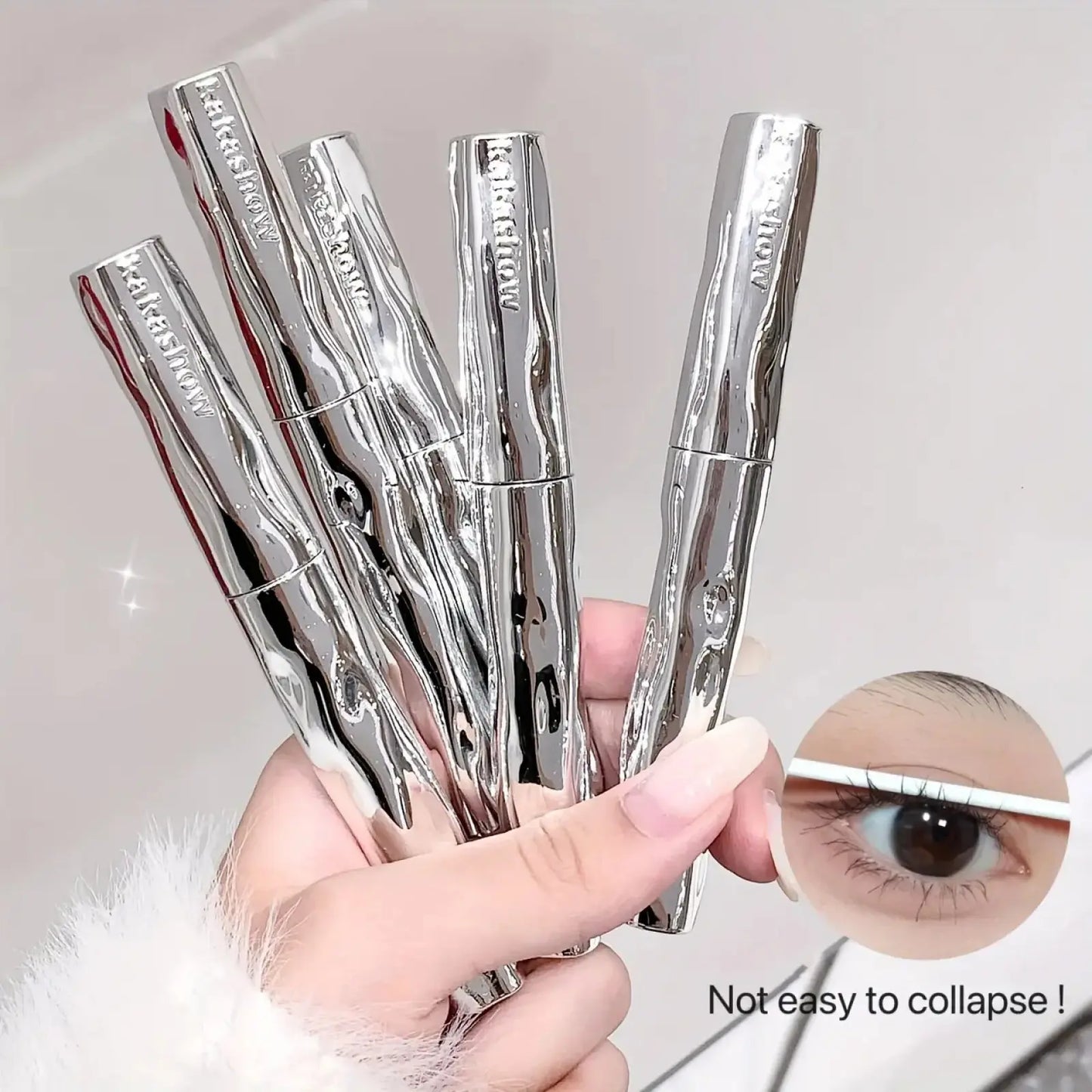 Transform Your Lashes with Our Waterproof Mascara - Thick, Long, and Curled for All-Day Perfection