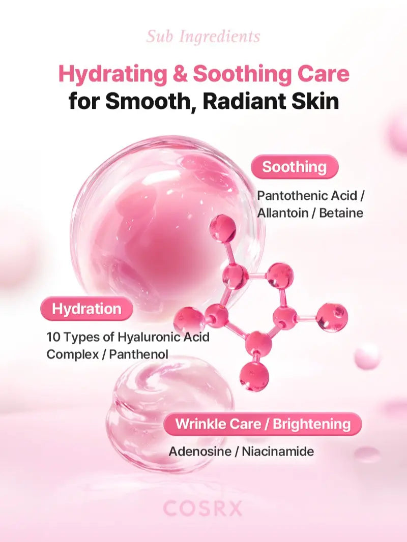 COSRX Pink Peptide Collagen Lifting Glow Pads - Firming & Anti-Aging Toner for Radiant, Elastic Skin | 300ml Peptide Serum Pads