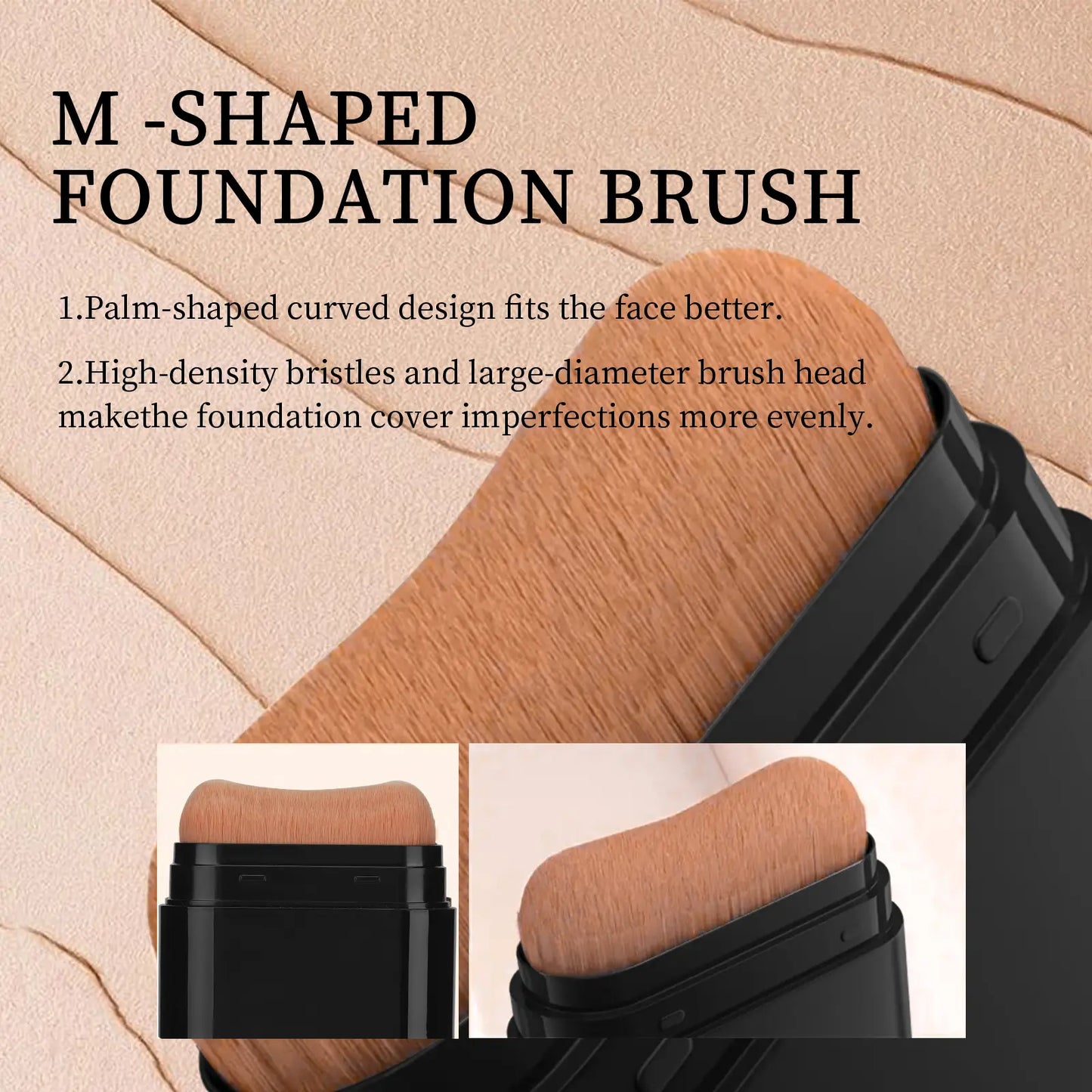 Dual-Ended Foundation Stick with Concealer and Highlighter - Hydrating, SPF-Infused, Acne-Covering Formula with Built-In Brush, Available in Multiple Shades for Long-Wear Fall Makeup