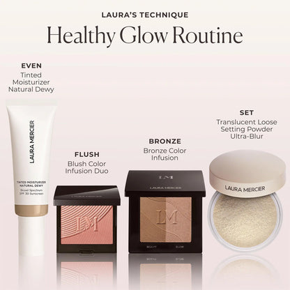 Laura Mercier Blush Color Infusion Duo - 16HR Flush, Buildable Color