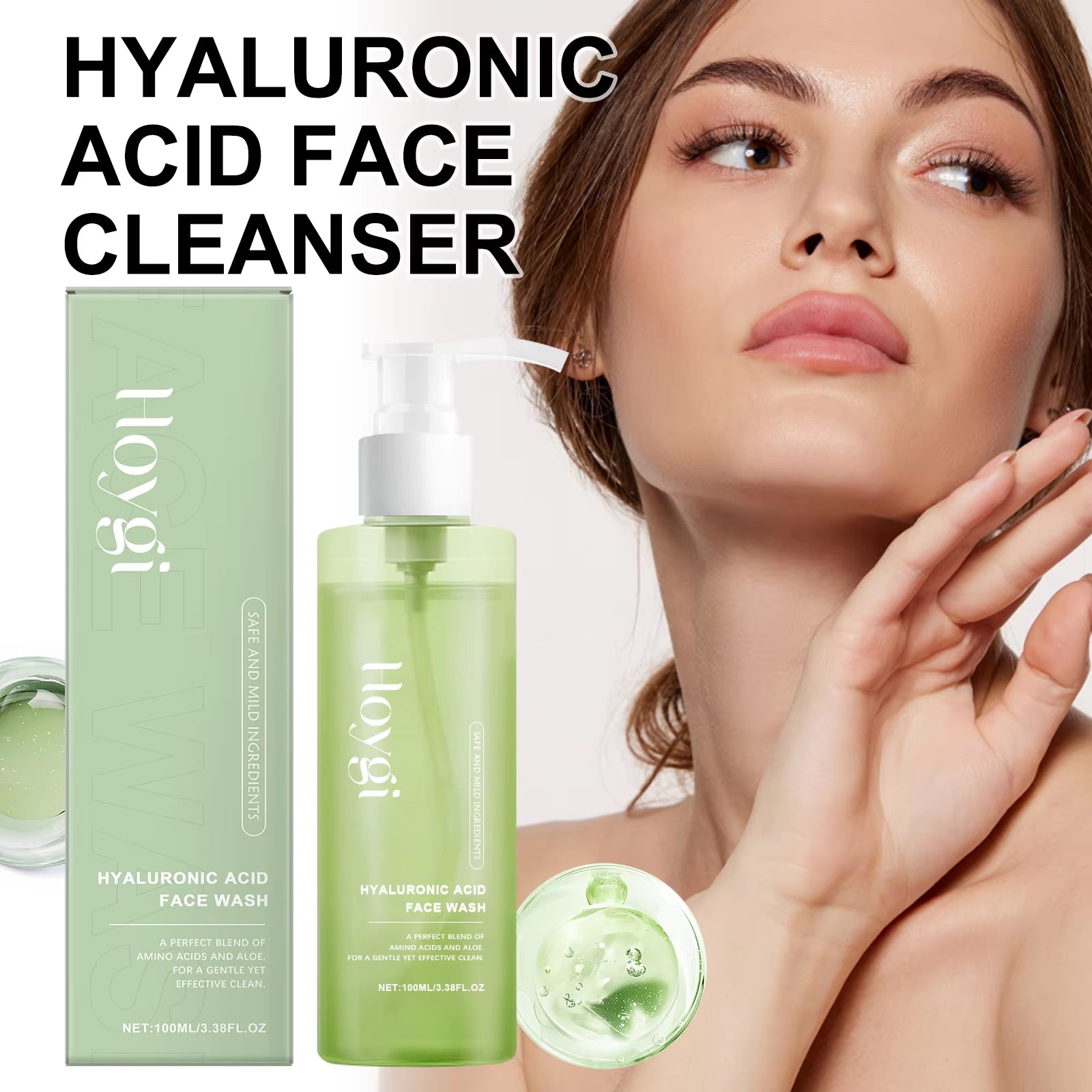 Deep Pore Hyaluronic Acid Face Cleanser Gel