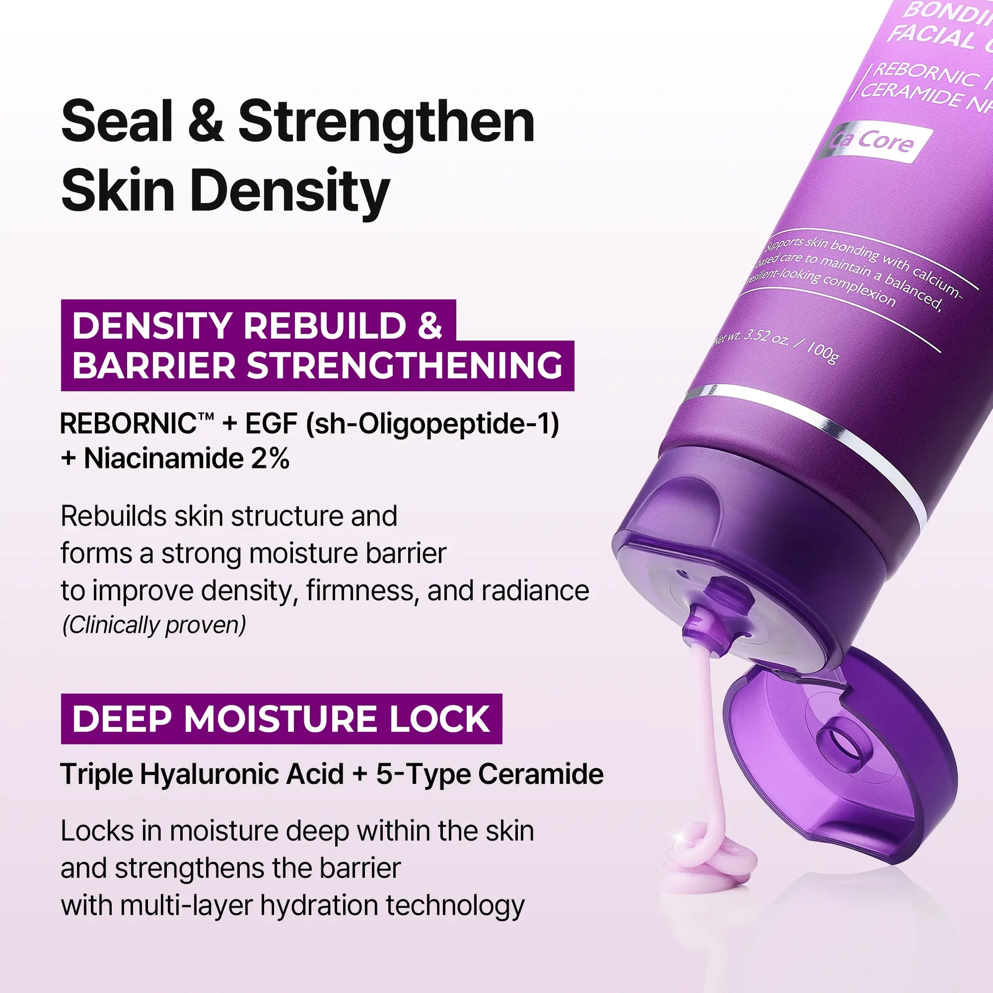 Revitalize Your Skin with Dr.Melaxin's Calcium Bonding Serum & Cream Duo - Achieve Firmness and Elasticity with the Power of Calcium, Collagen & REBORNIC!