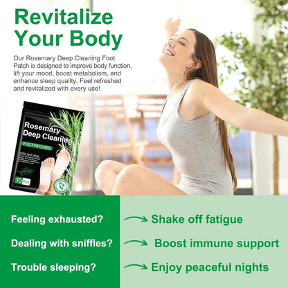 20-Piece Natural Herbal Foot Detox Patches - Gingerbamboo Deep Cleansing Pads for Stress Relief, Toxin Removal, Improved Sleep, and Wellness Treatment