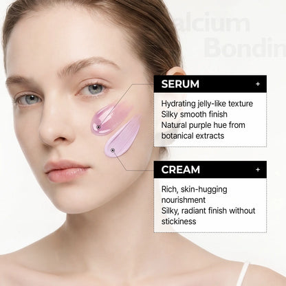 Revitalize Your Skin with Dr.Melaxin's Calcium Bonding Serum & Cream Duo - Achieve Firmness and Elasticity with the Power of Calcium, Collagen & REBORNIC!