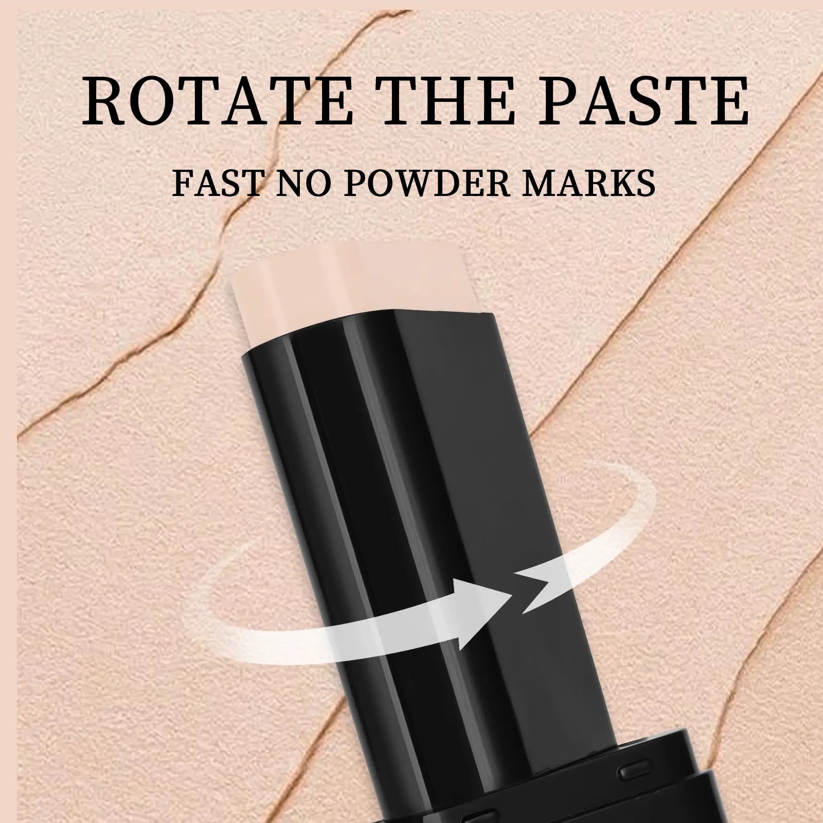 Dual-Ended Foundation Stick with Concealer and Highlighter - Hydrating, SPF-Infused, Acne-Covering Formula with Built-In Brush, Available in Multiple Shades for Long-Wear Fall Makeup