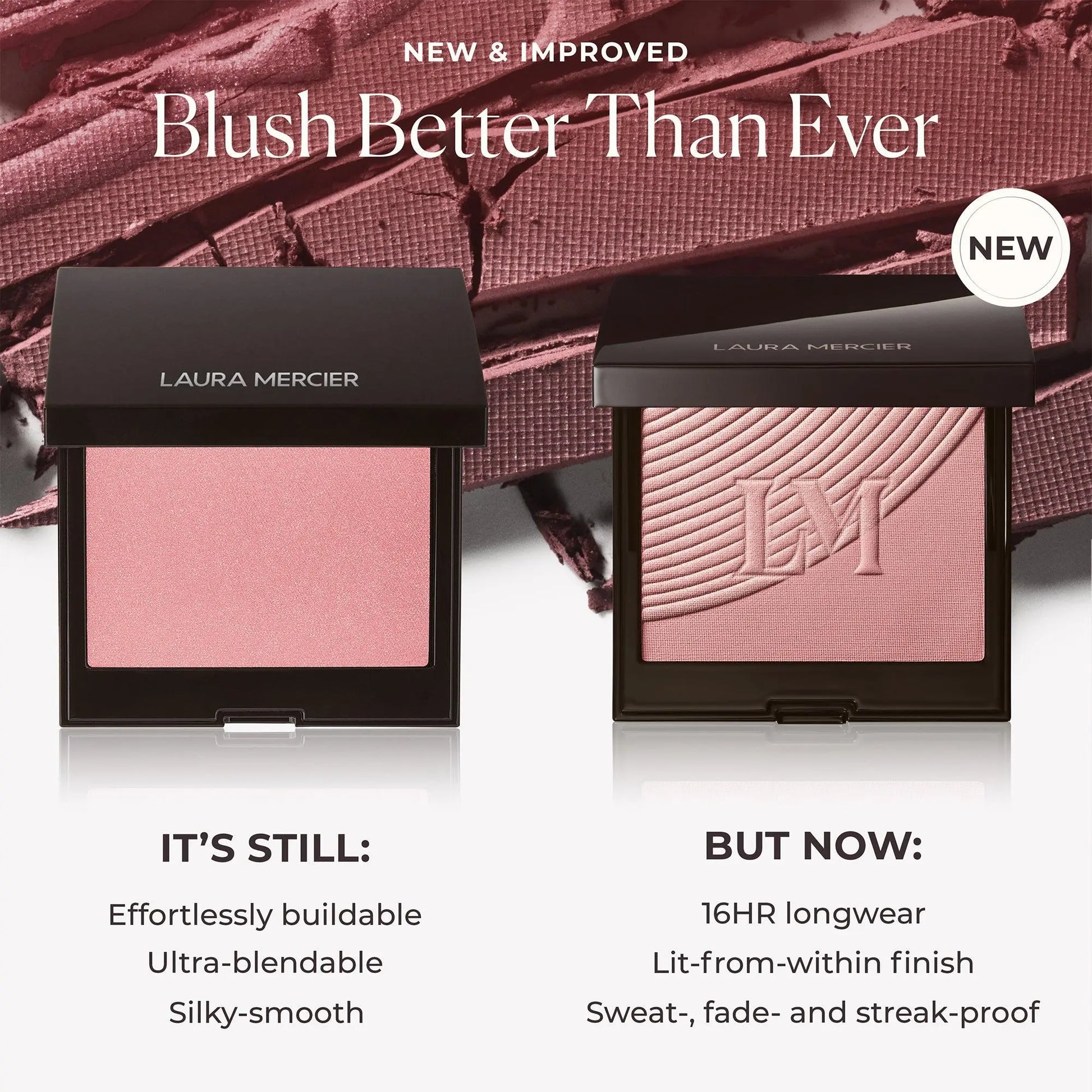 Laura Mercier Blush Color Infusion Duo - 16HR Flush, Buildable Color